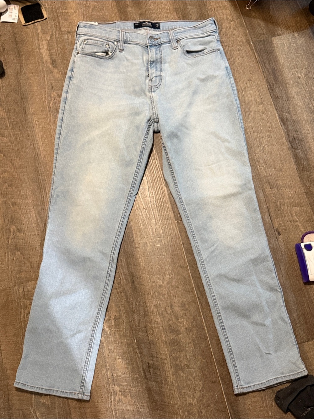Hollister Light Blue Slim Straight Men's Jeans